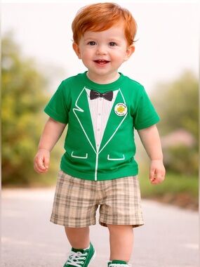 Little Boys Short Sleeve Tee by Jumping Beans